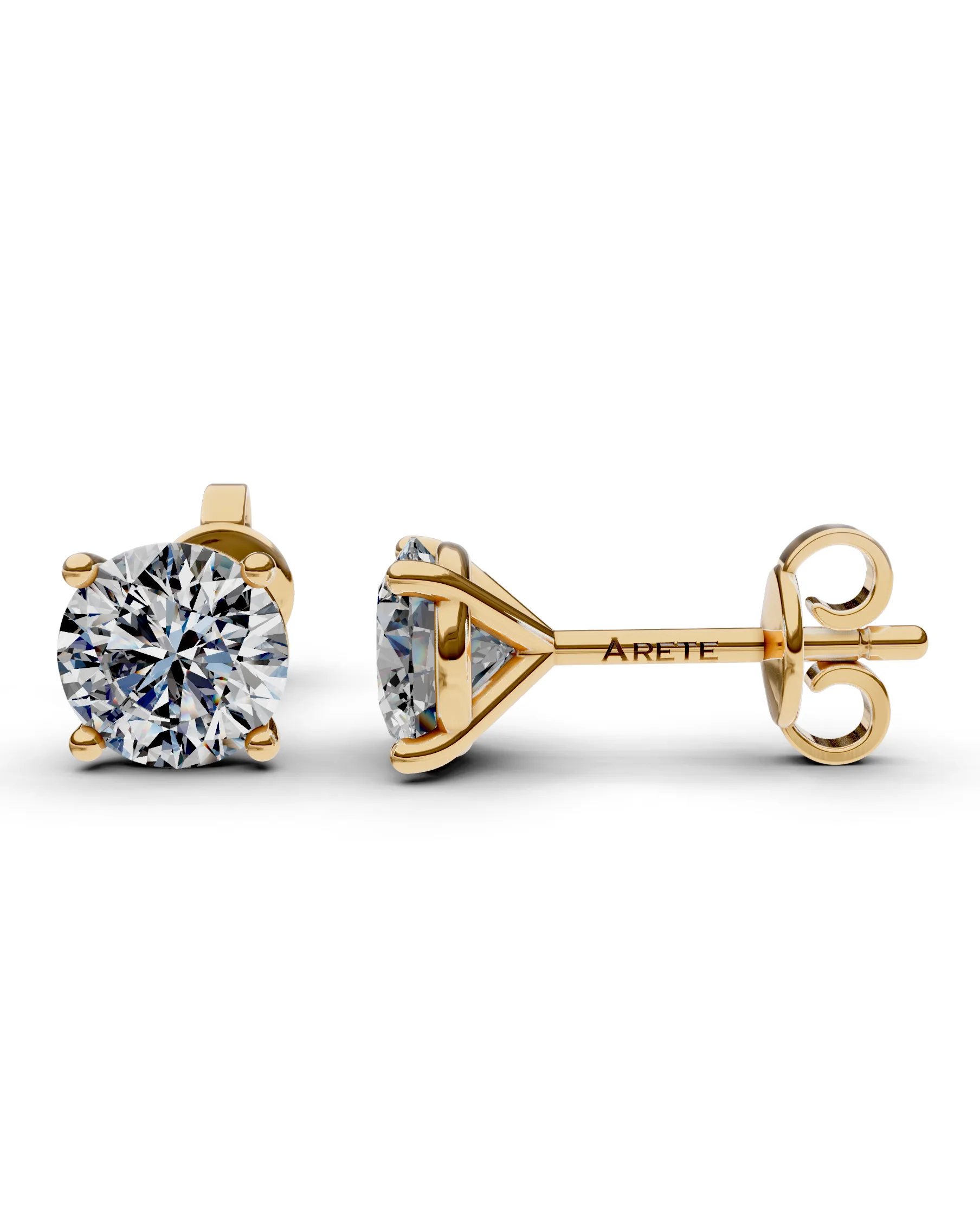 Bold Martini Solitaire Studs
