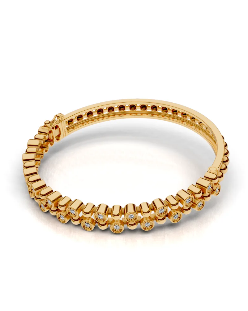 Ribbed Bangle