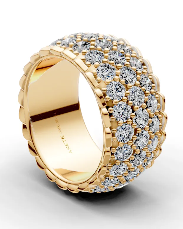 Three Row Eternity Band