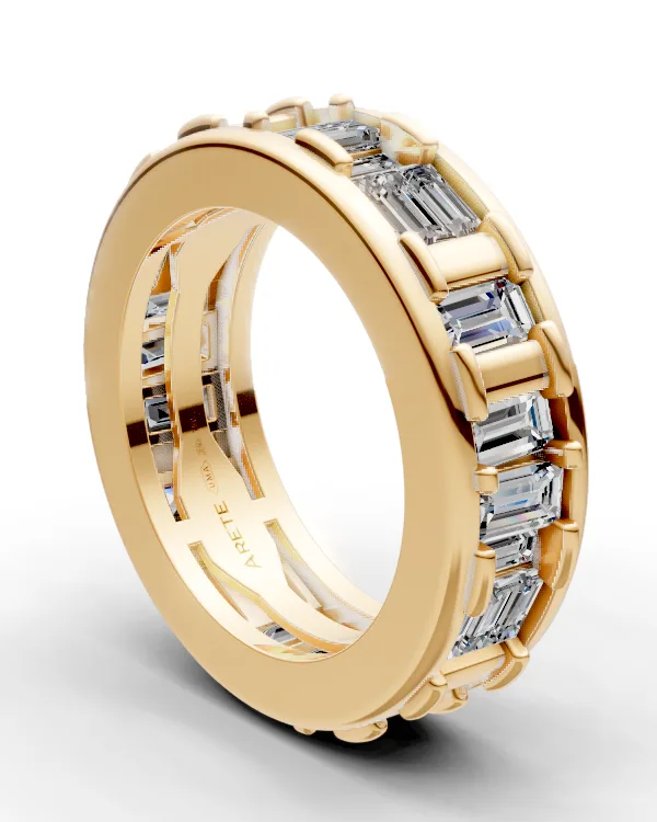 Bar-Set Baguette Eternity Band