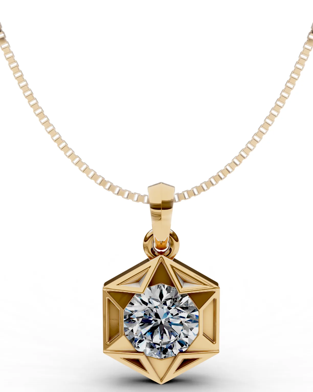 Grand Hexagon Star Pendant