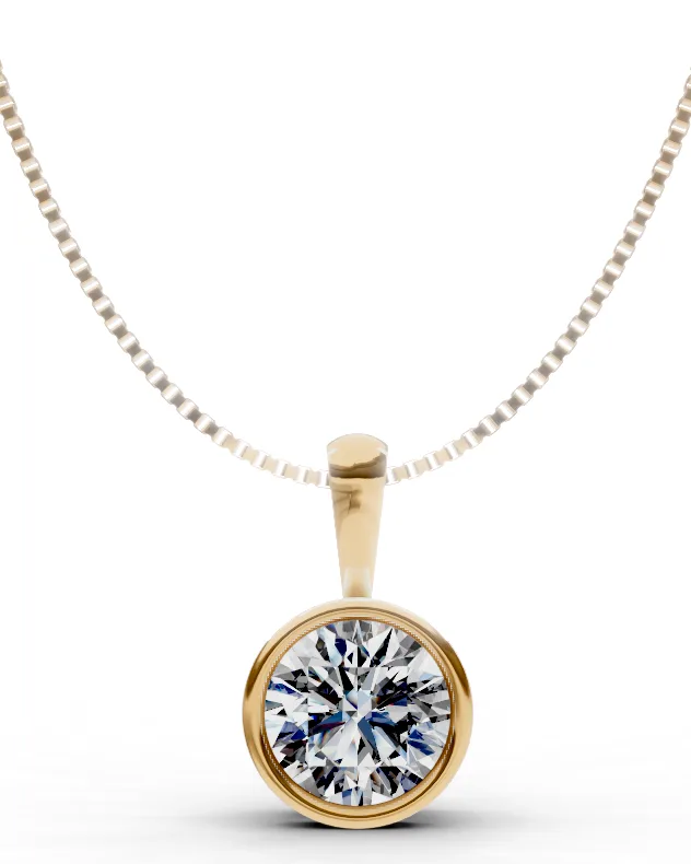 Slim-Rim Bezel Pendant