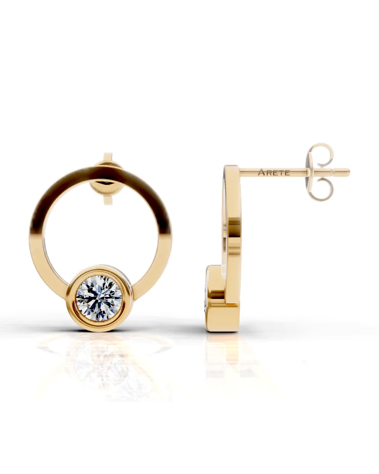 Statement Open-Circle Earrings