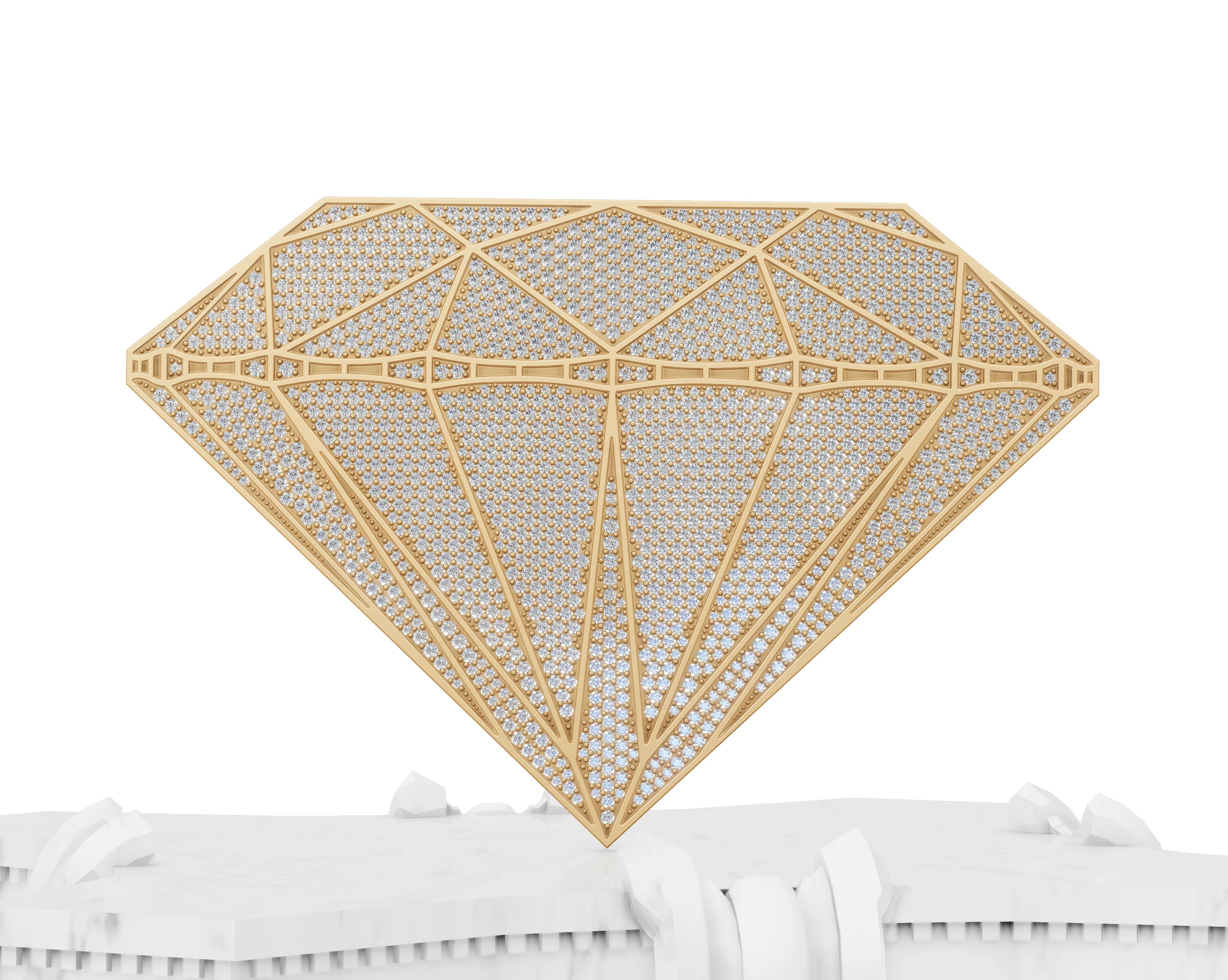 3D visualization of the diamond trophy