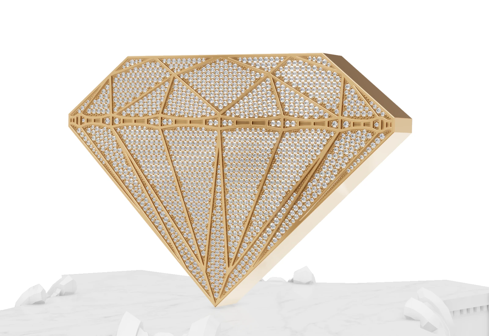 3D visualization of the diamond trophy